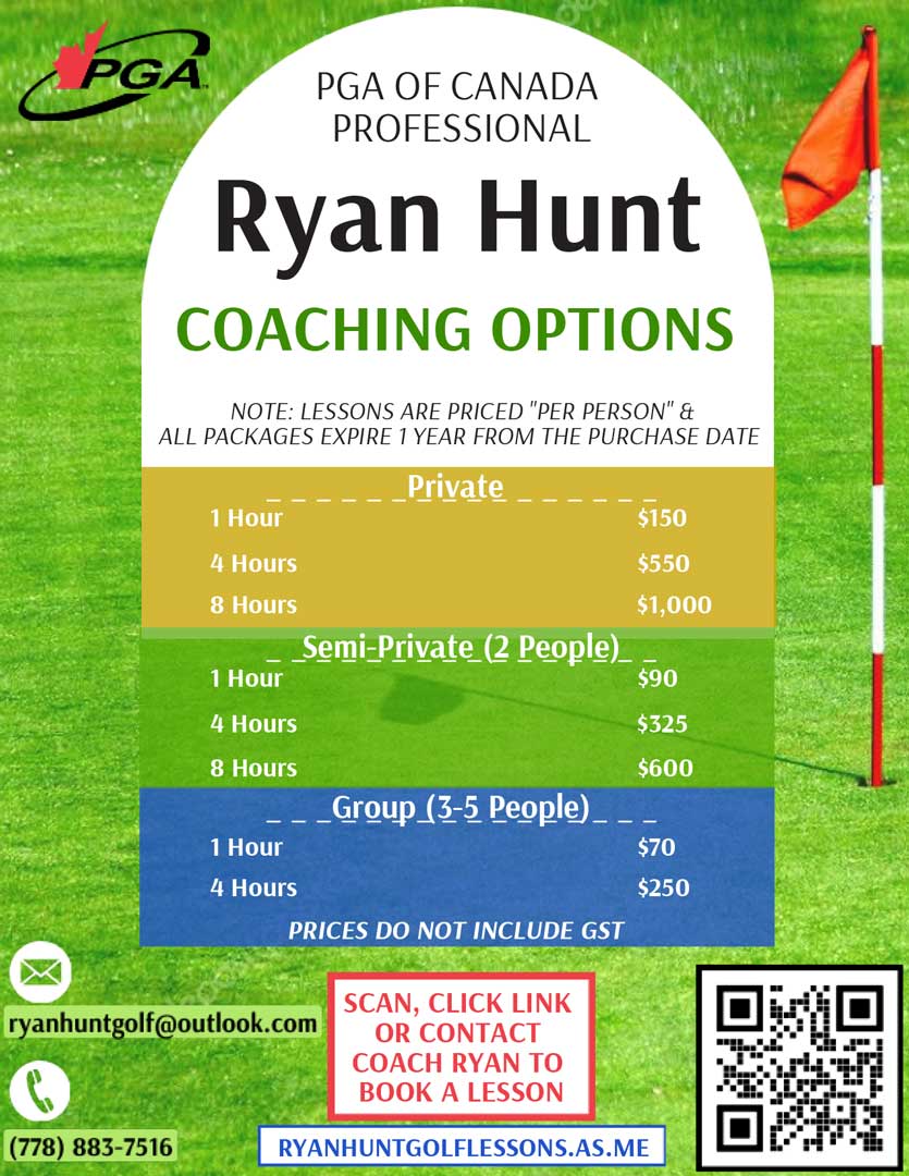 Ryan Hunt Coaching Rates